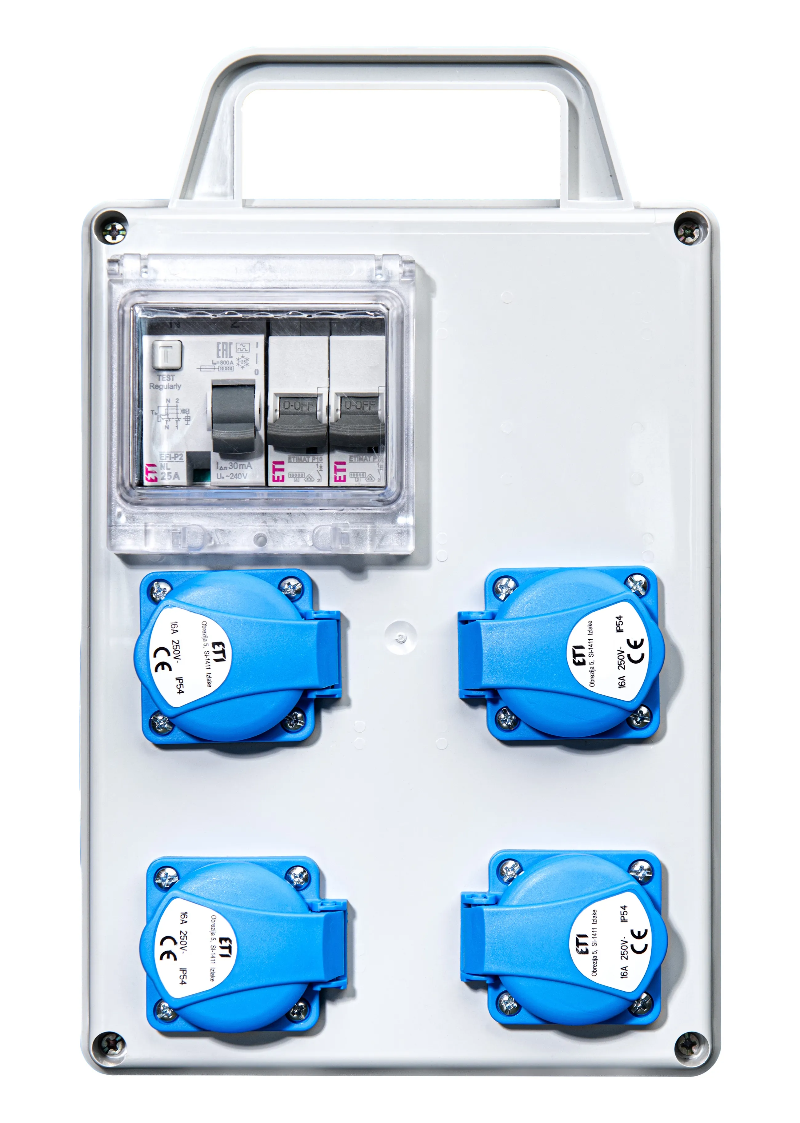 Assemblied distribution box EDS4D RCD 4 C 001105821