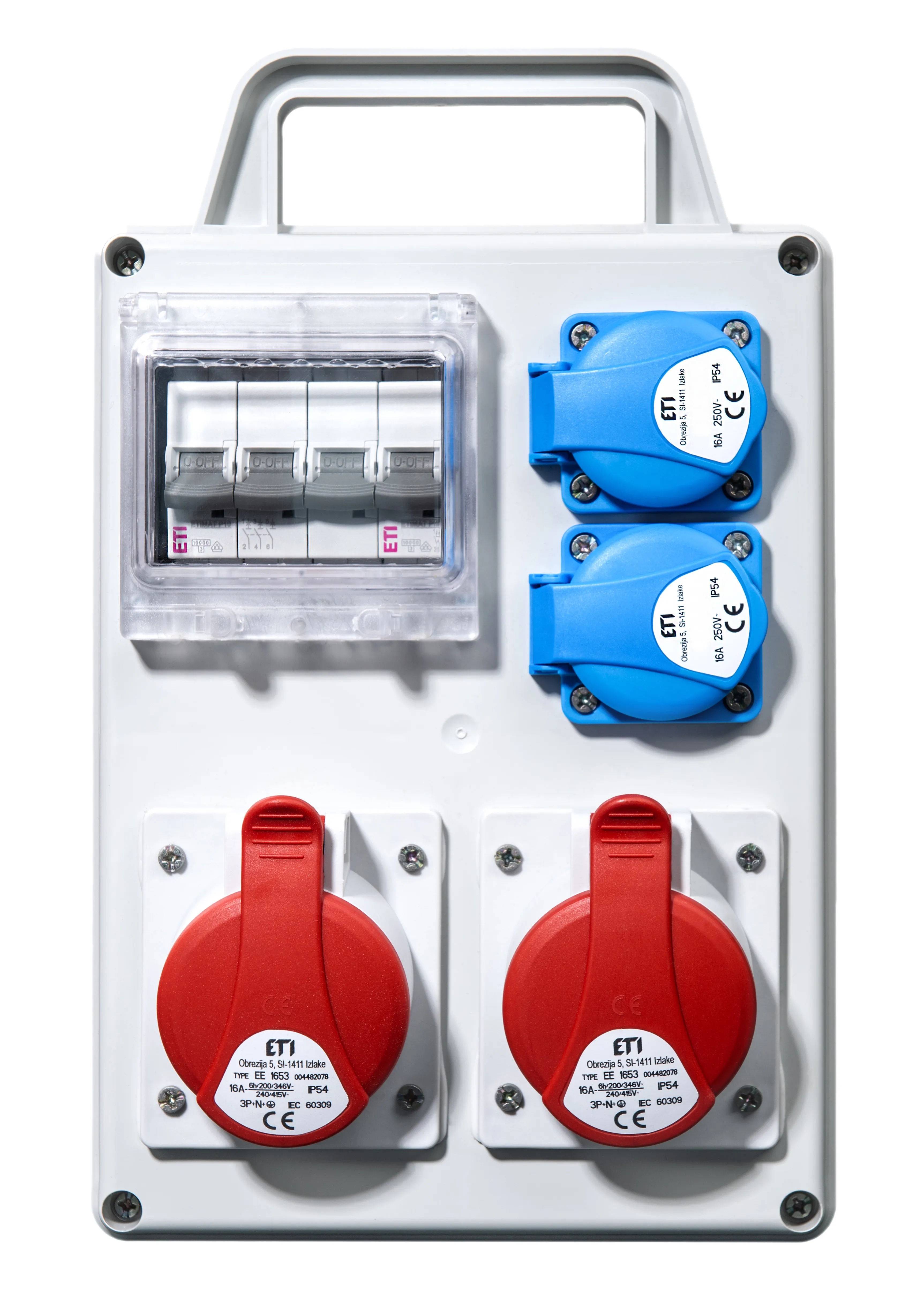Assemblied distribution box EDS4D 2/2 16 B+C 001105825