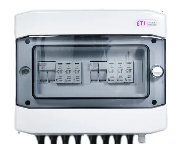 Assemblied distribution box RFVE1100/12-DC2/2-16-EMT2-C 001107011