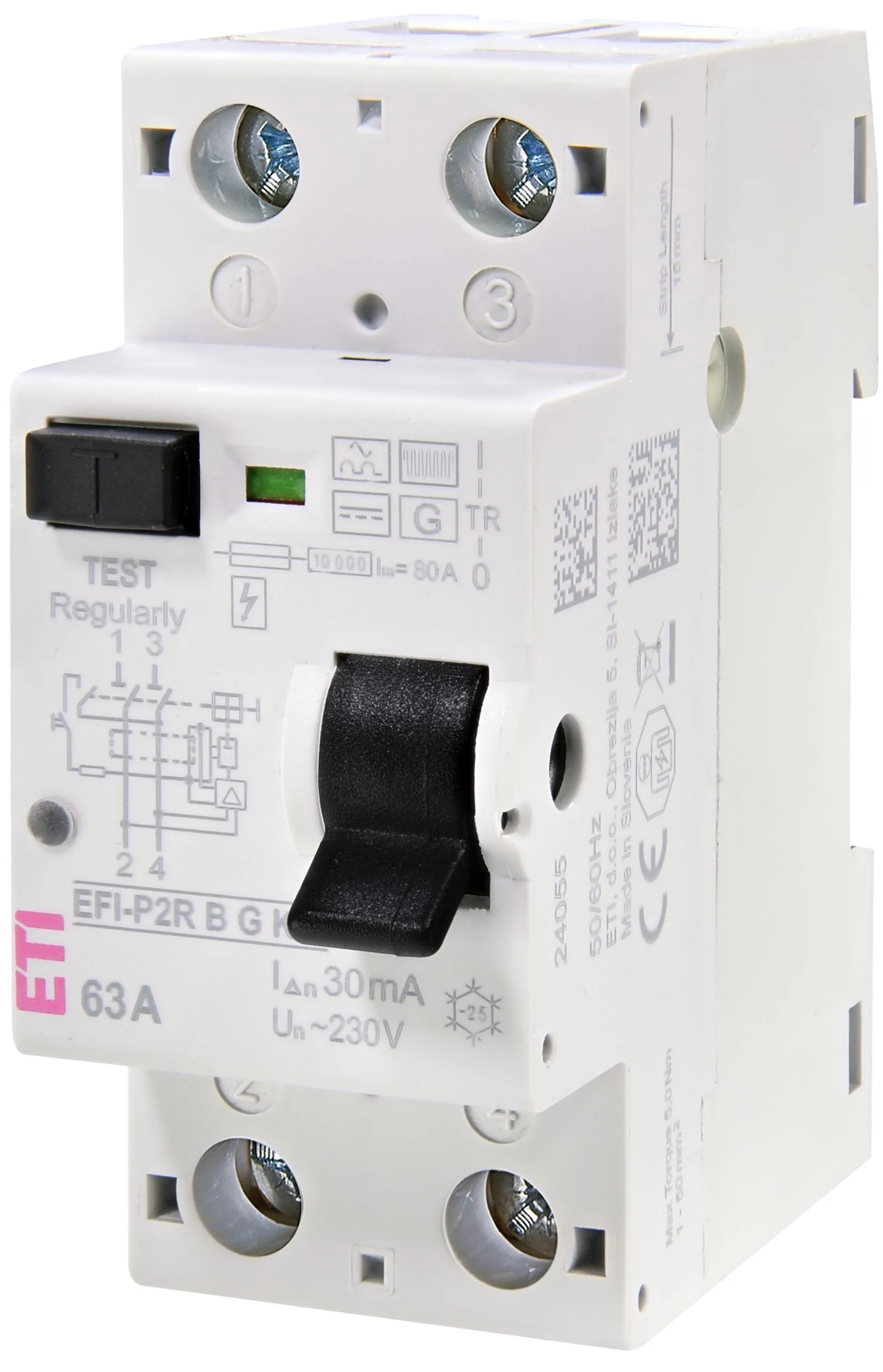 RCCB EFI-P2R B G/KV 40/0.03 002061002