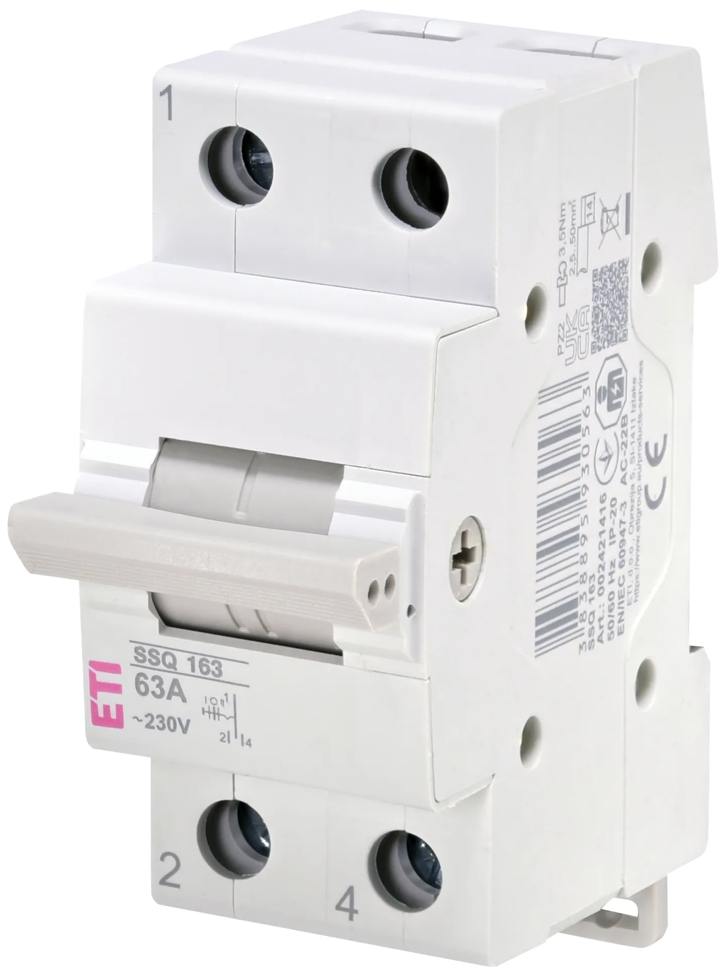 Center-off change-over switch SSQ  163 002421416