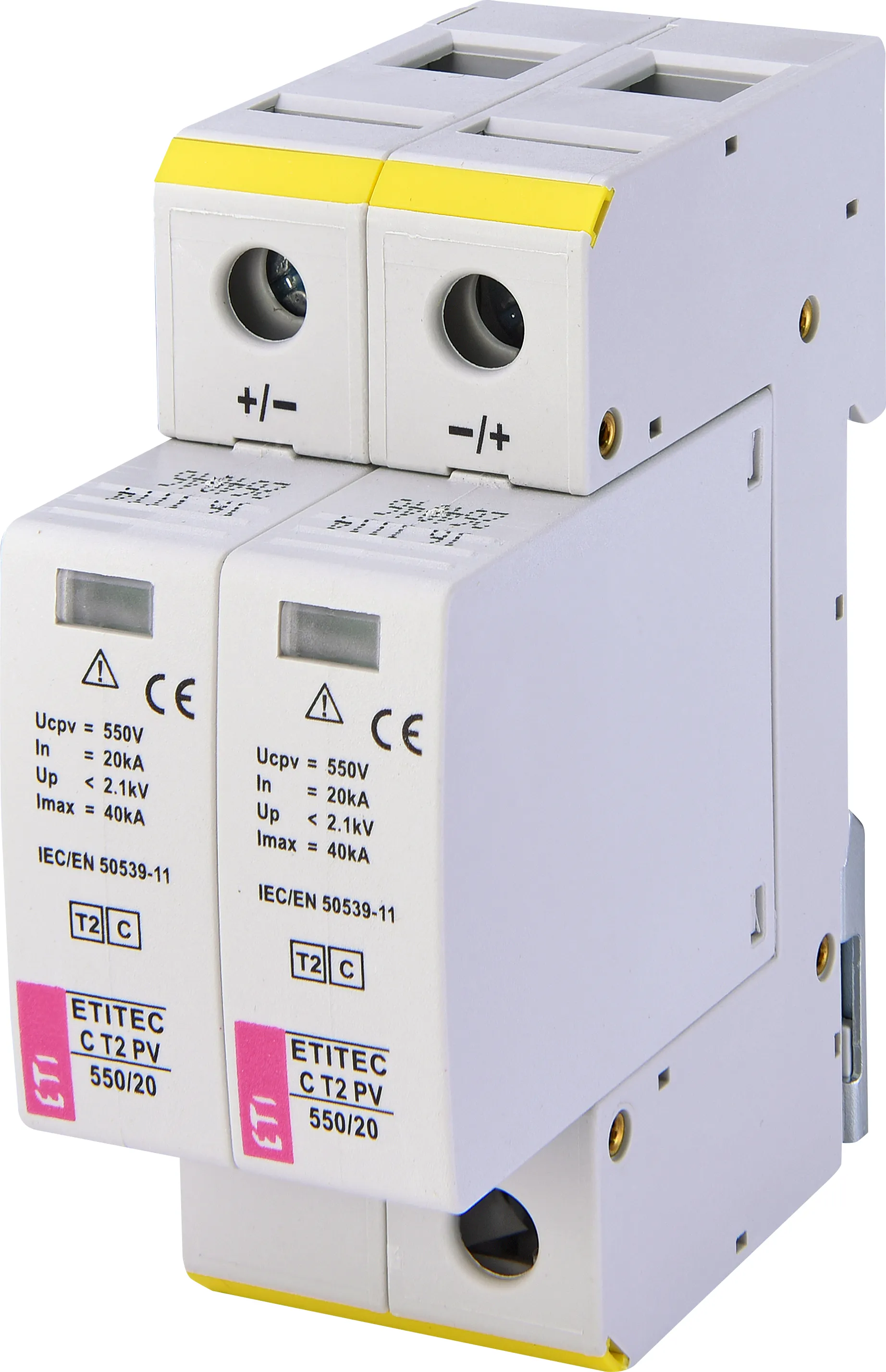 Surge arrester ETITEC C T2 PV 550/20 002440429