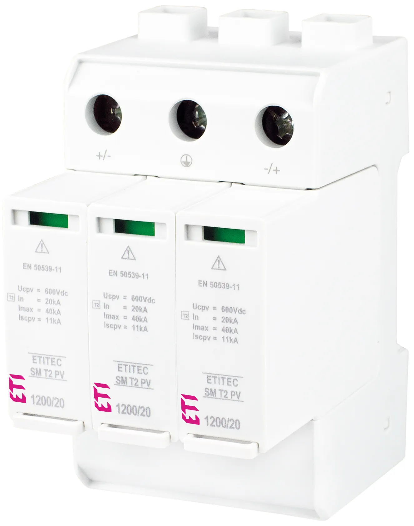 Surge arrester ETITEC SM T2 PV 1200/20 Y 002440634