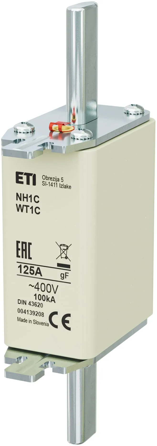 Fuse link NH1C gF 125A/400V 004139208