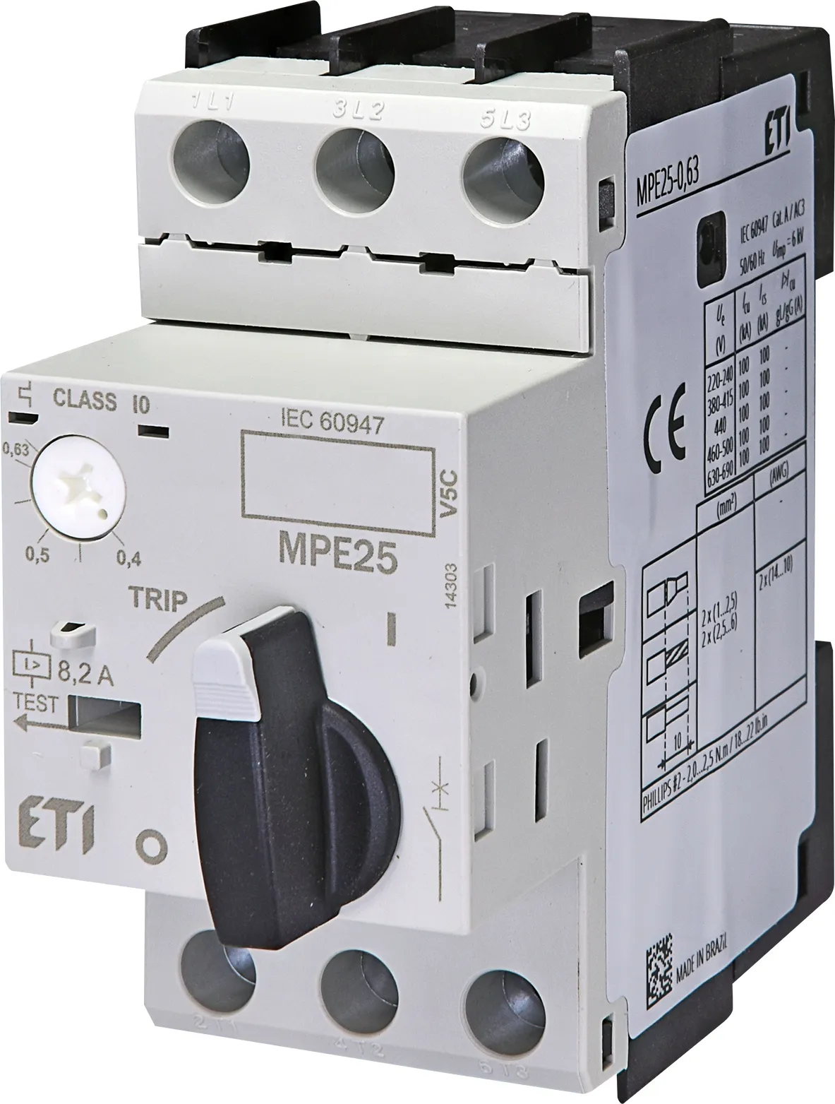 Mot.protec.circuit breaker MPE25-0,63 004648004