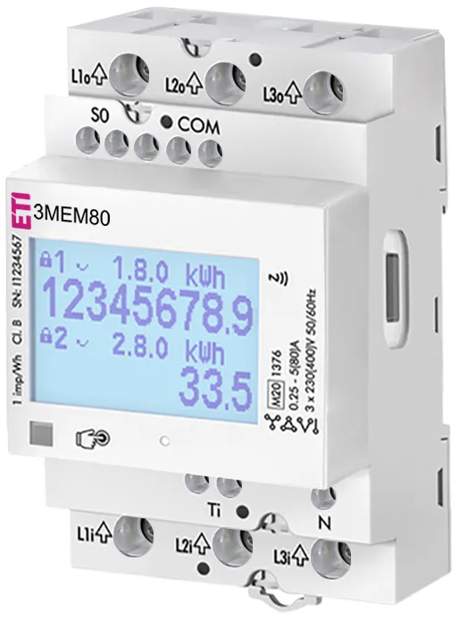 Modular energy meter 3MEM80-BPO-MID 004657211